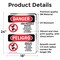 Signmission Safety Culture Sign, 18 in Width, Vinyl Decal, Rectangle, Bilingual OS-2PACK-DS-D-1824-VS-1502 - alternate 5